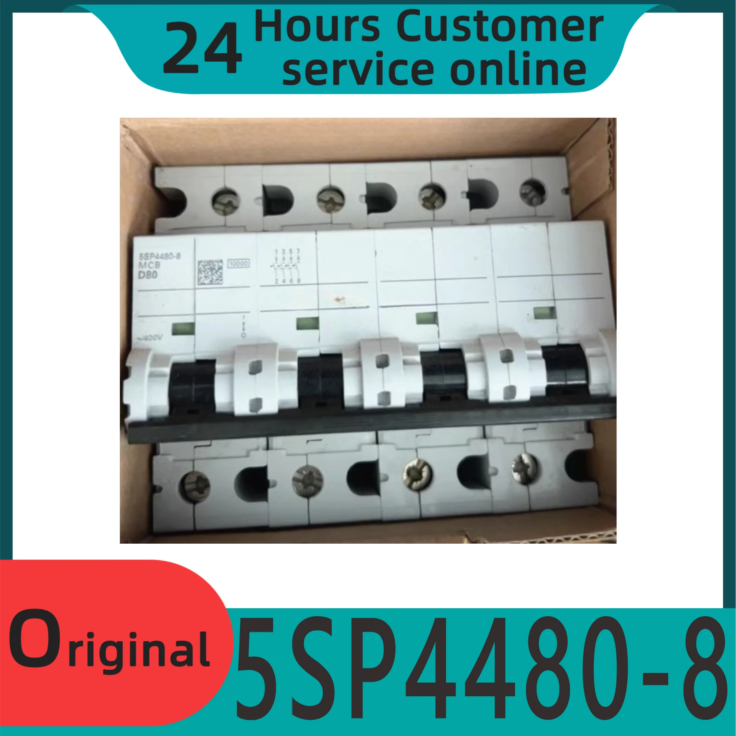 

New original heavy-duty circuit breaker 5SP4480-8 D80 4P~400V
