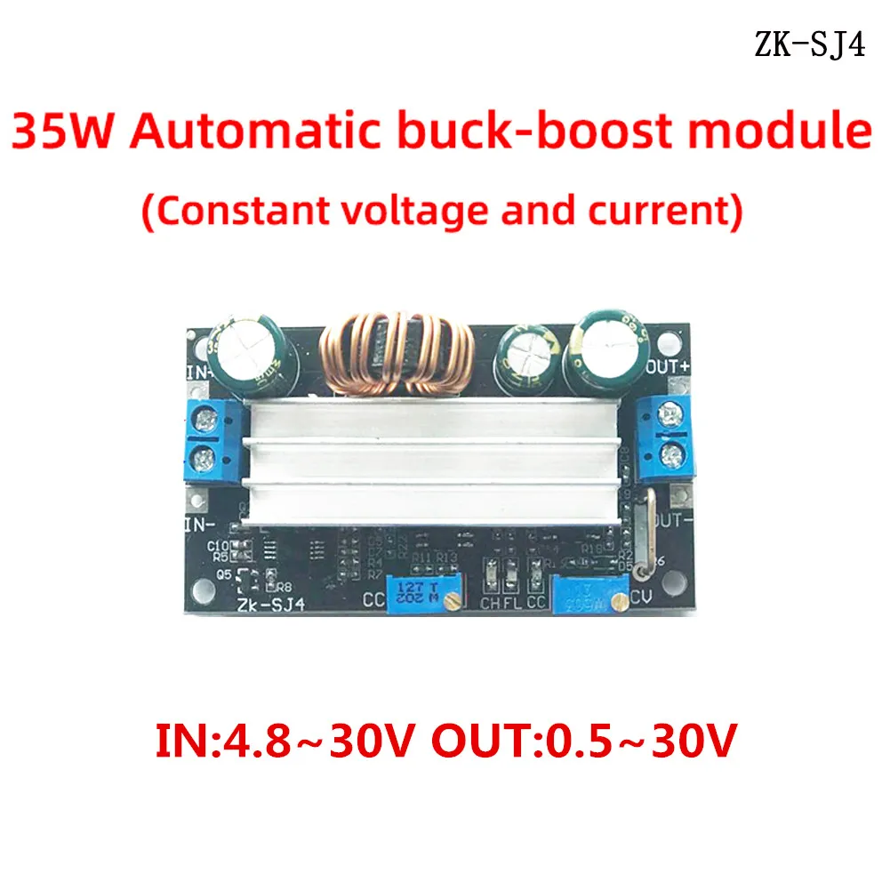 

4A 30/35W/35W/35W DC-DC 4.8/5.5-30V to 0.5-30V Automatic Buck Boost Converter Step Up/Down Power Supply Module Adjustable Board