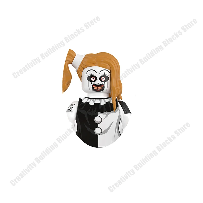 NEW Pumpkin Man Witch Vampire Mini 3D DIY Halloween Cartoon Figures Model Building Block Toys Children's Birthday Gifts Boys
