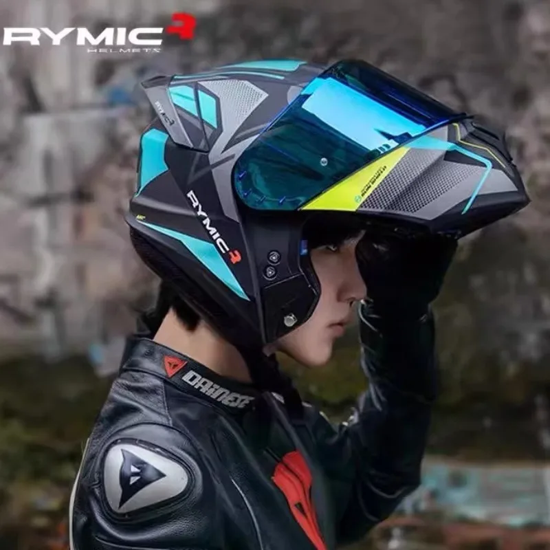 Motocross Racing Flip Up Helmet with Dual Lens Casco Para Motos Full Helmet, ECE DOT Approved Capacete Men Women Modular Helmet