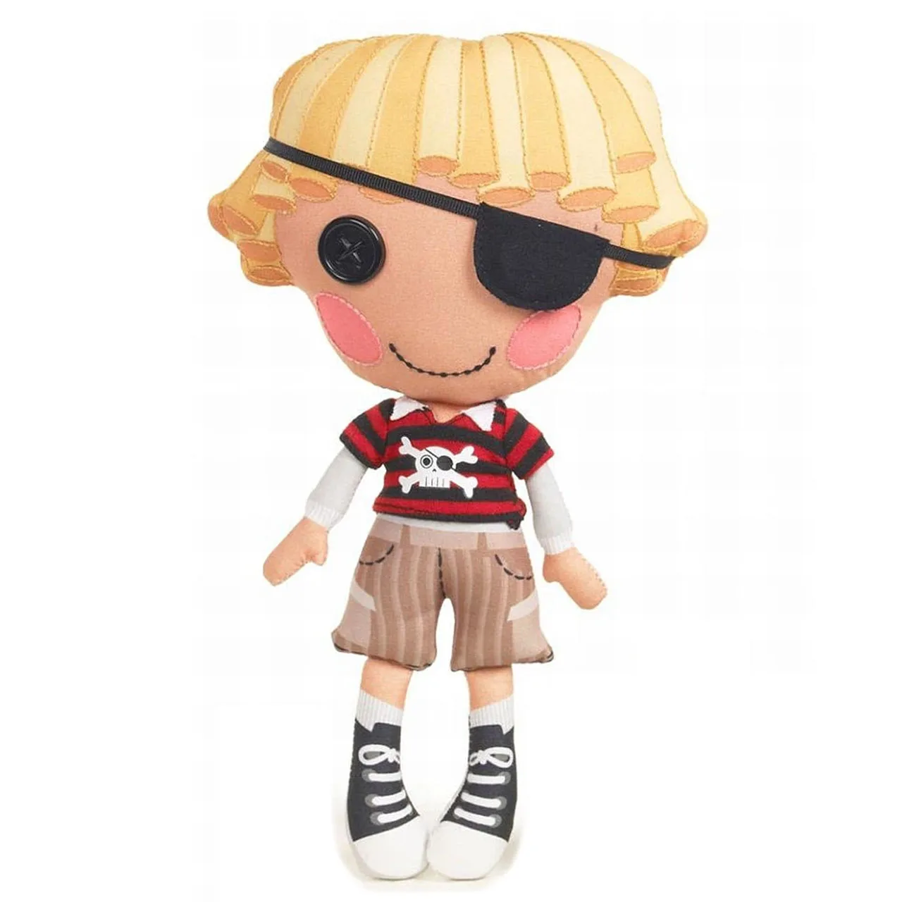 Urocza lalka Lalaloopsy Patch z skrzynią skarbów, miękka pluszowa zabawka, 26 cm, lalki pluszowe, zabawki dla dziewczynek, prezenty dla dzieci.