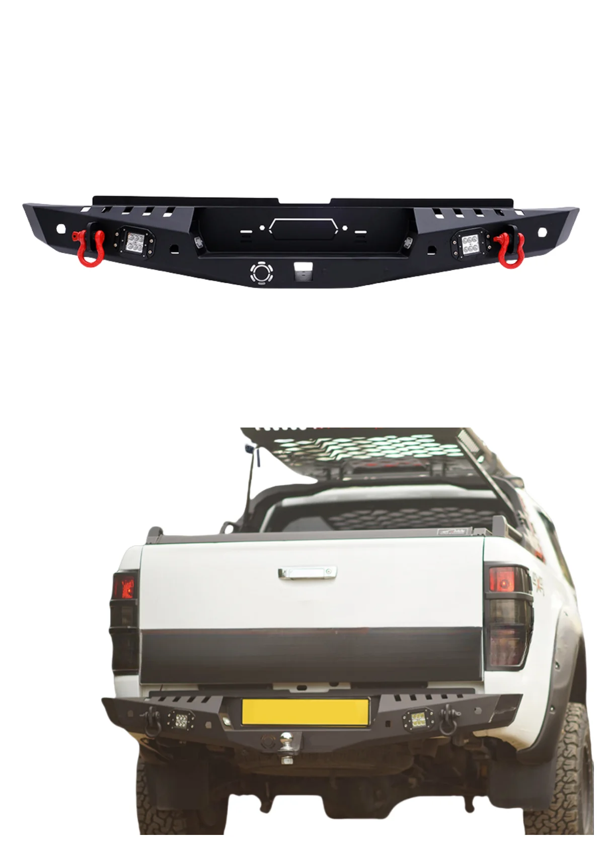 جديد لـ Hilux Vigo 2005-2014 المصد الخلفي Bodykit مع قطع ضوء الضباب أجزاء التحويل الأمامي لترقية السيارة