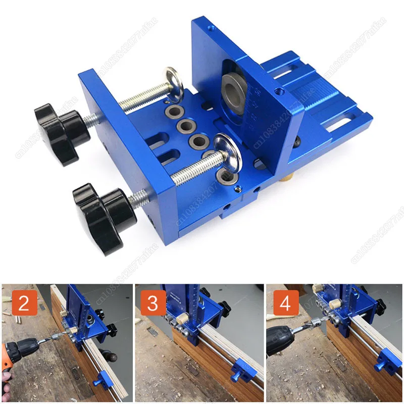 

3 in 1 Round Wooden Tenon Punching Machine Aluminium Alloy Woodworking Hole Opener Woodworking Locator Home Decoration DIY