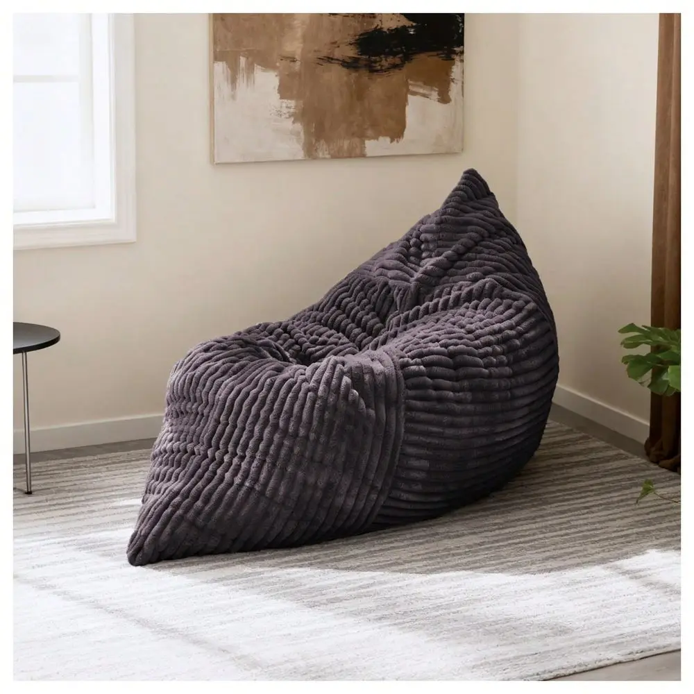 Beanbag Chair With Convertible Beanbag Chair Mat And Machine Washable Cover. Suitable For Adults, It Can Be Used In The Living