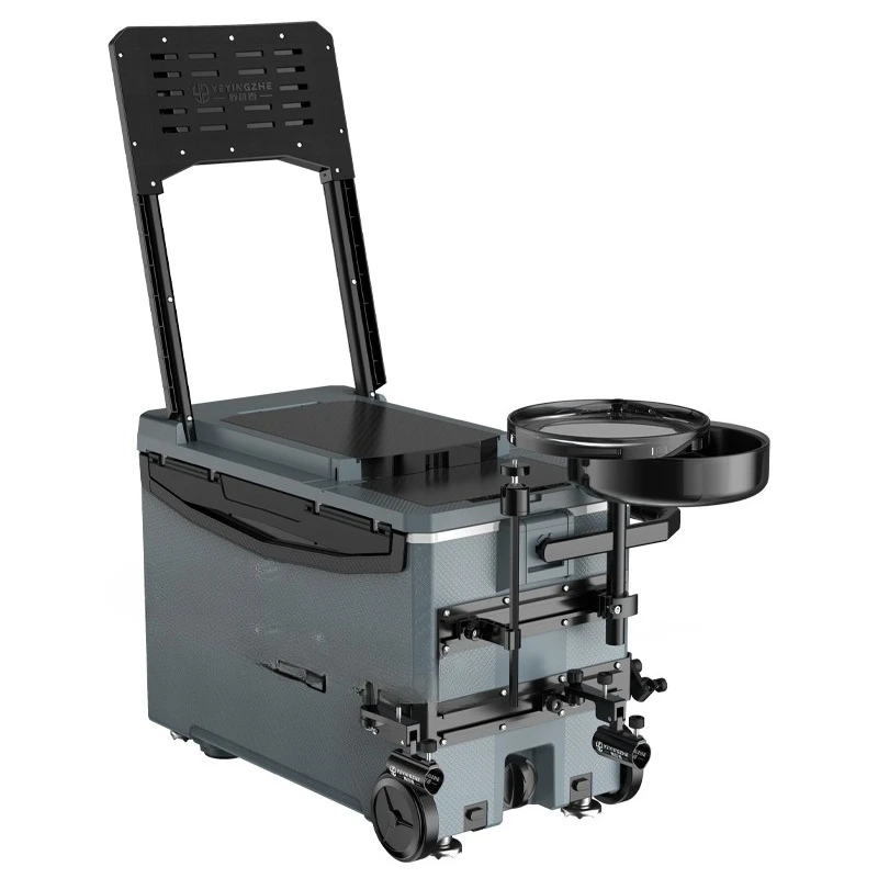 

Scratch-proof fishing box Full set of tracks New outer eight ejection legs Multifunctional fishing box