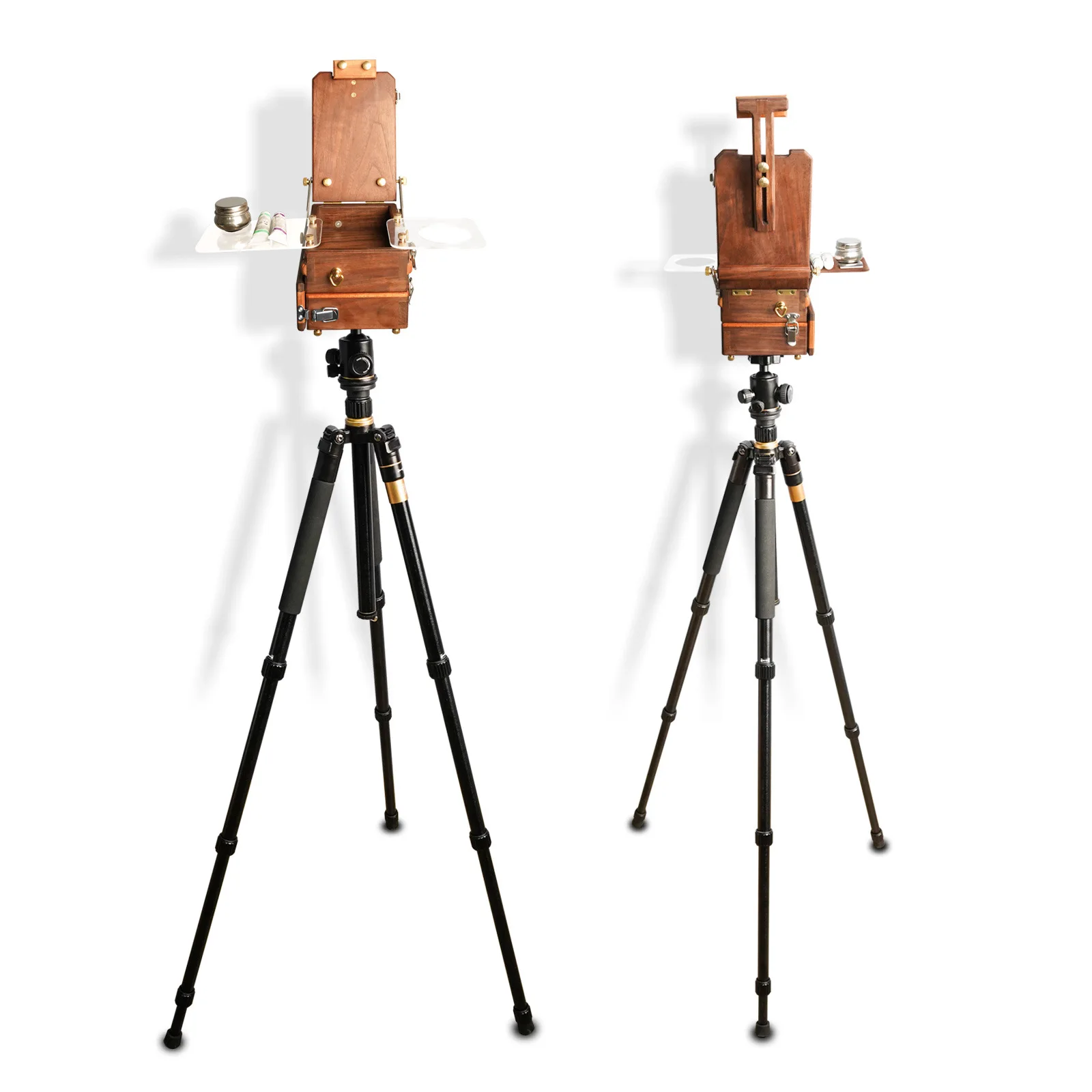 Multifunctional Watercolor Box Art Sketching Portable Retractable Tripod Foldable Detachable Picture Box
