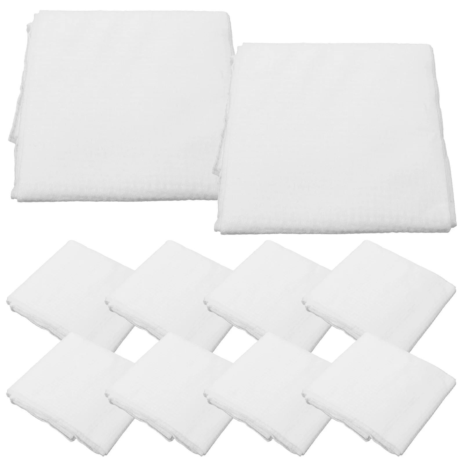 

10pcs Thick For Bathroom Disposable Hand Towels Hotel Guest Towel Set Soft Absorbent Quick-Drying Travel Cotton Towels