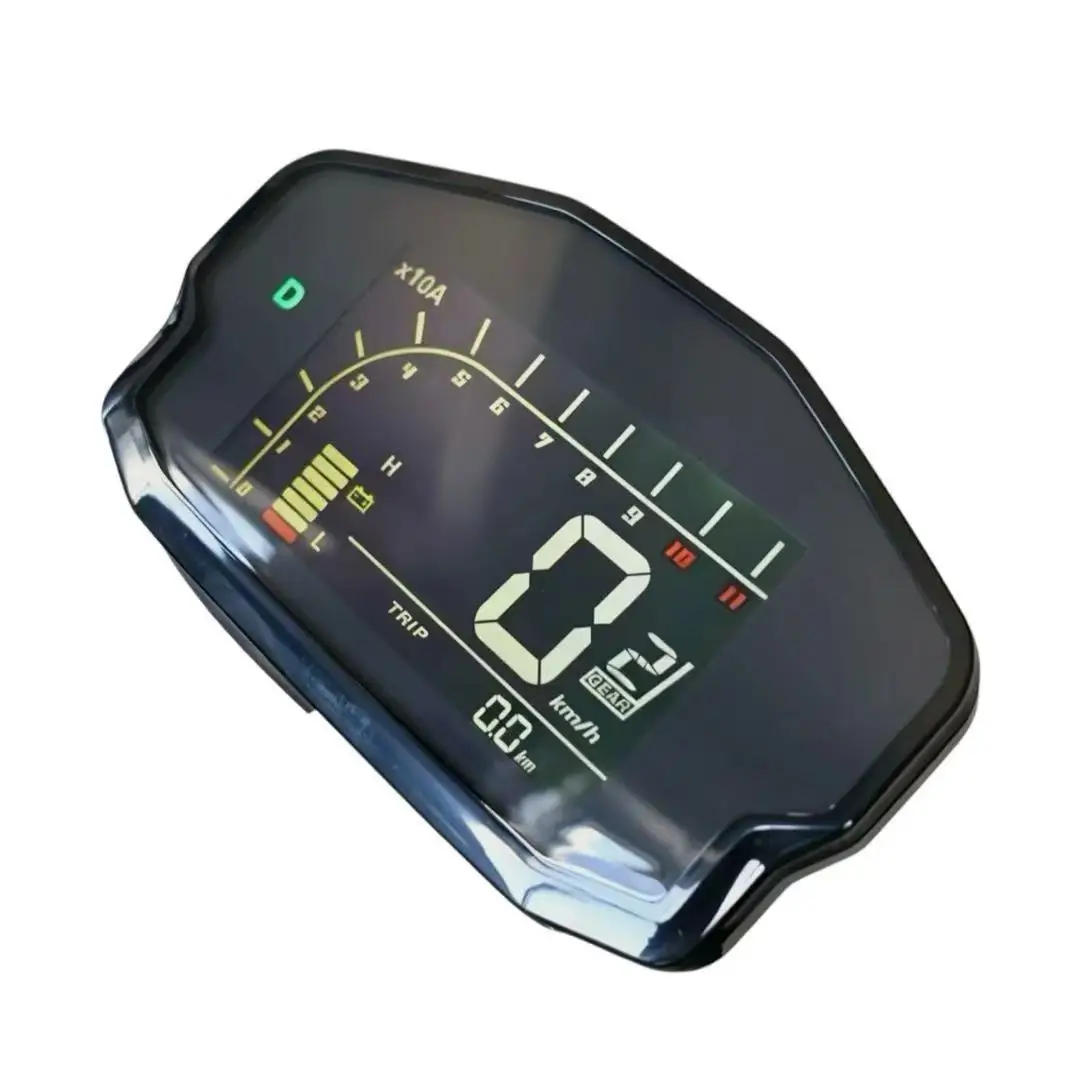 Motorcycle LCD Instrument Cluster