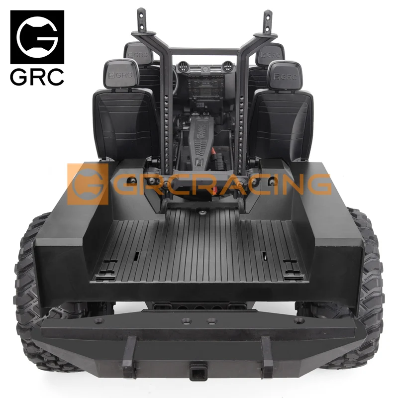 Cubierta integrada para rueda trasera, placa inferior, suelo trasero G156B para coche trepador de control remoto Trax/como unidad táctica TRX4 Defender 1/10