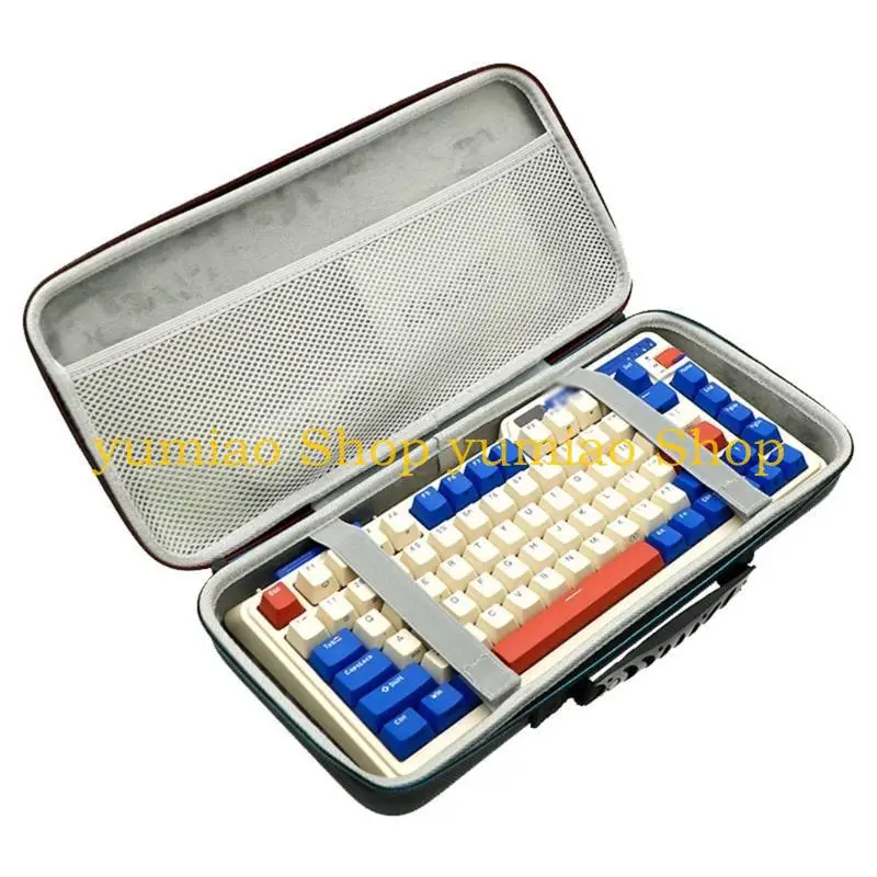 587B Carrying Case Keyboard Dustproof Bag for KZZI K75 RGB 75% Keyboards Soft Interior and Comfortable Carrying Handle