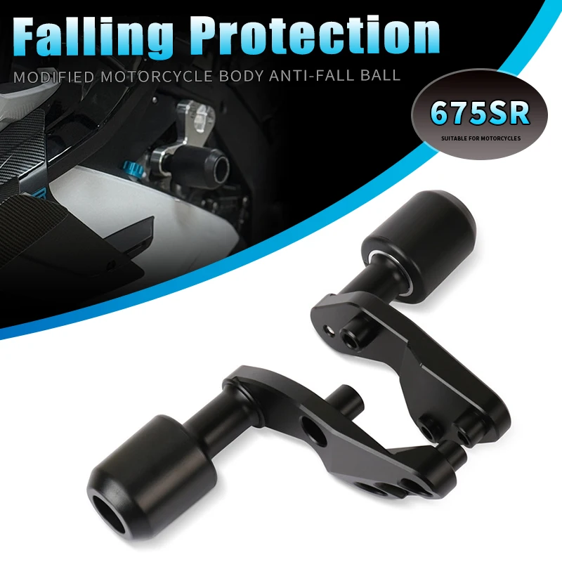 

Motorcycle Falling Protection Frame Slider Fairing Guard Crash Pad Protector Fit For 675SR-R 675SR 675 SR 675SRR 675NK
