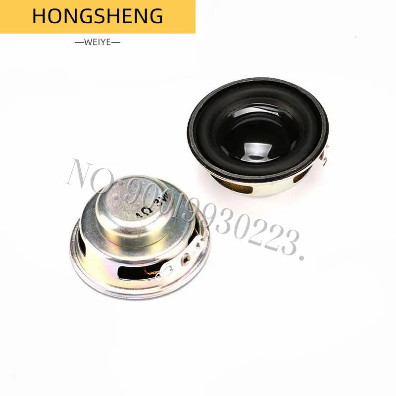 

100% New 2pcs High Quality Speaker Horn 3W 4R Diameter 4CM Mini Amplifier Rubber Gasket Loudspeaker Trumpet