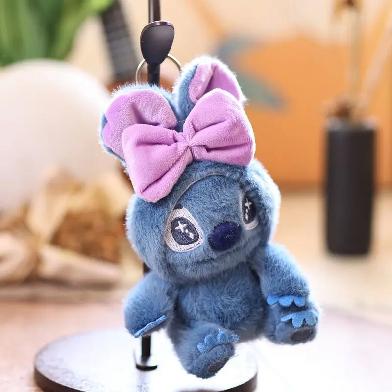 Boîte mystère Disney Candy Stitch, figurine d'anime, jouet mignon, porte-clés, pendentif pour sac à dos, accessoire décoratif, surprise mystère, cadeau de Noël