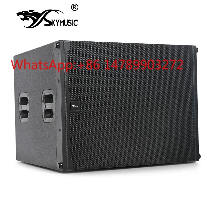 

18 Inch Neodymium Active Subwoofer, 1200W Flyable Floor Standing Stage Bass Bin