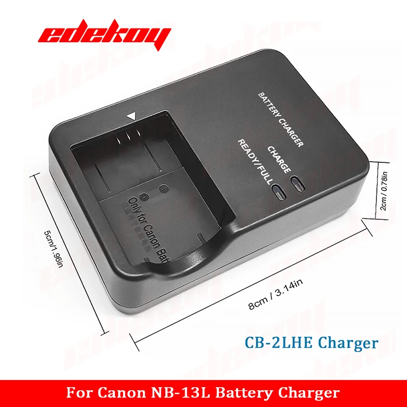 Canon CB-2LH CB-2LHT CB-2LHE Battery Charger For Canon NB-13L Battery G7XII G5X G1XIII G9X SX620 SX720 SX740 SX620 PowerShot