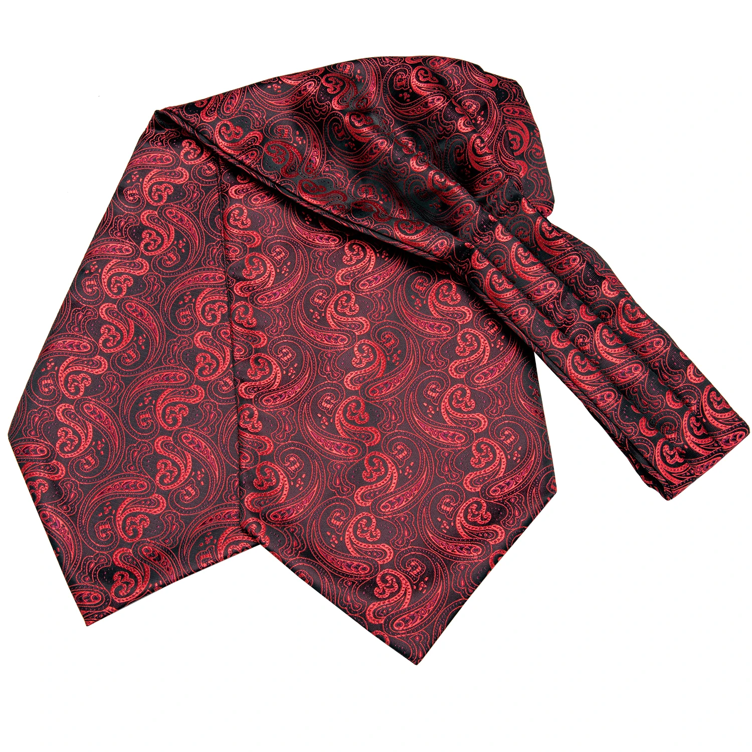 Dropshipping Silk Mens Ascot Hanky Cufflinks Set Jacquard Paisley Floral Vintage Cravat Tie Wholesale for Male Wedding Business