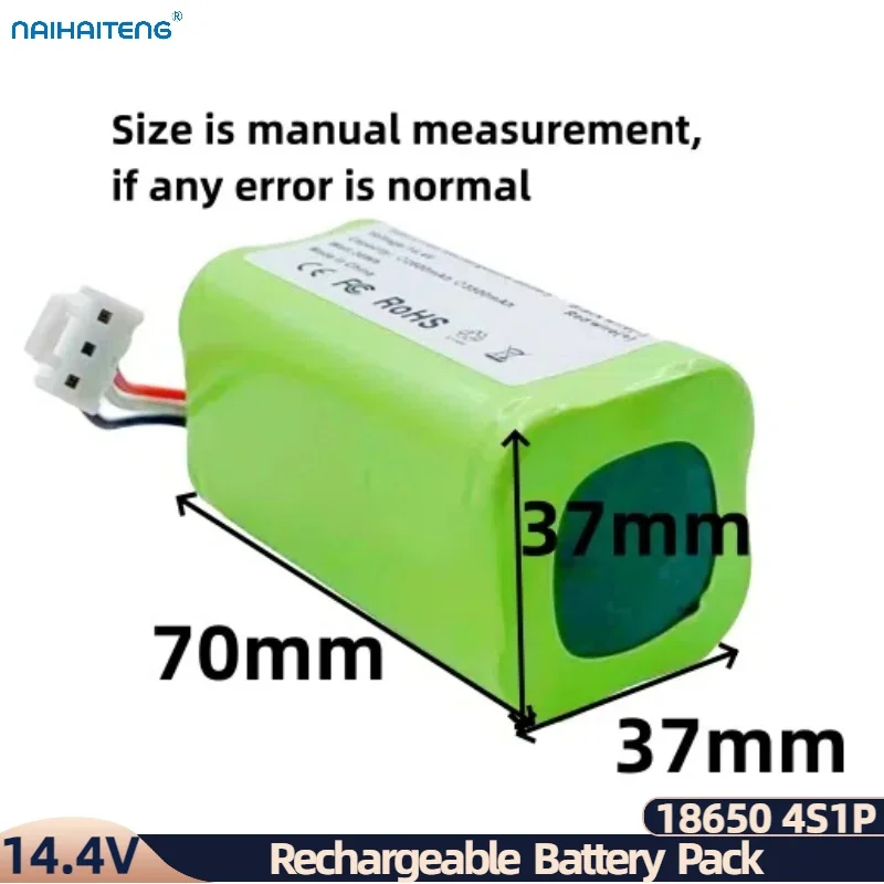 14.4V 14.8V 2600mAh 3500mAh For Vacuum Cleaner Sweeping Robot Midea R3-L101C UPCAN R1 Rechargeable Li-ion Battery Pack Wholesale