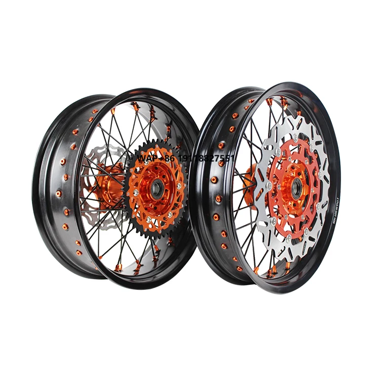 

Selling Supermoto Wheels 17 Hubs Assembly 17 Inch for SX SXF EXC XC TC FC 150 250 300 350 450
