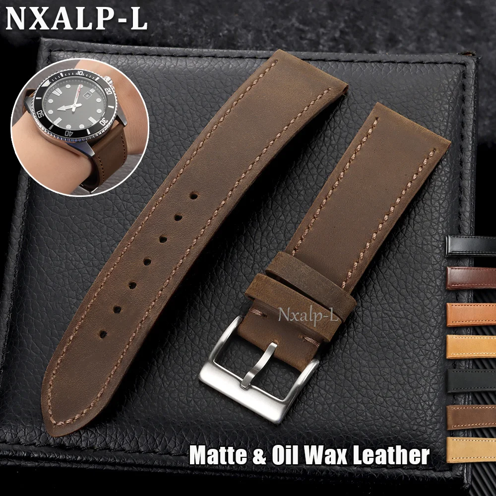 Smartwatch Vintage Watches For Women - Matte & Oil Wax Leather Watch