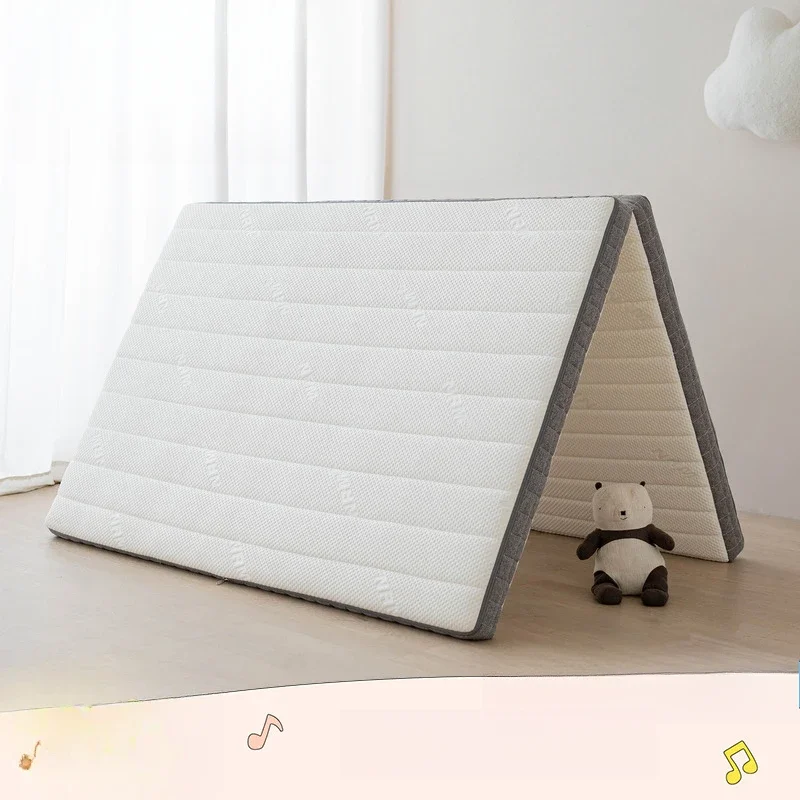 telescopic beds with half-fold environmentally friendly natural jute mattress, coconut palm ridge children's mattress