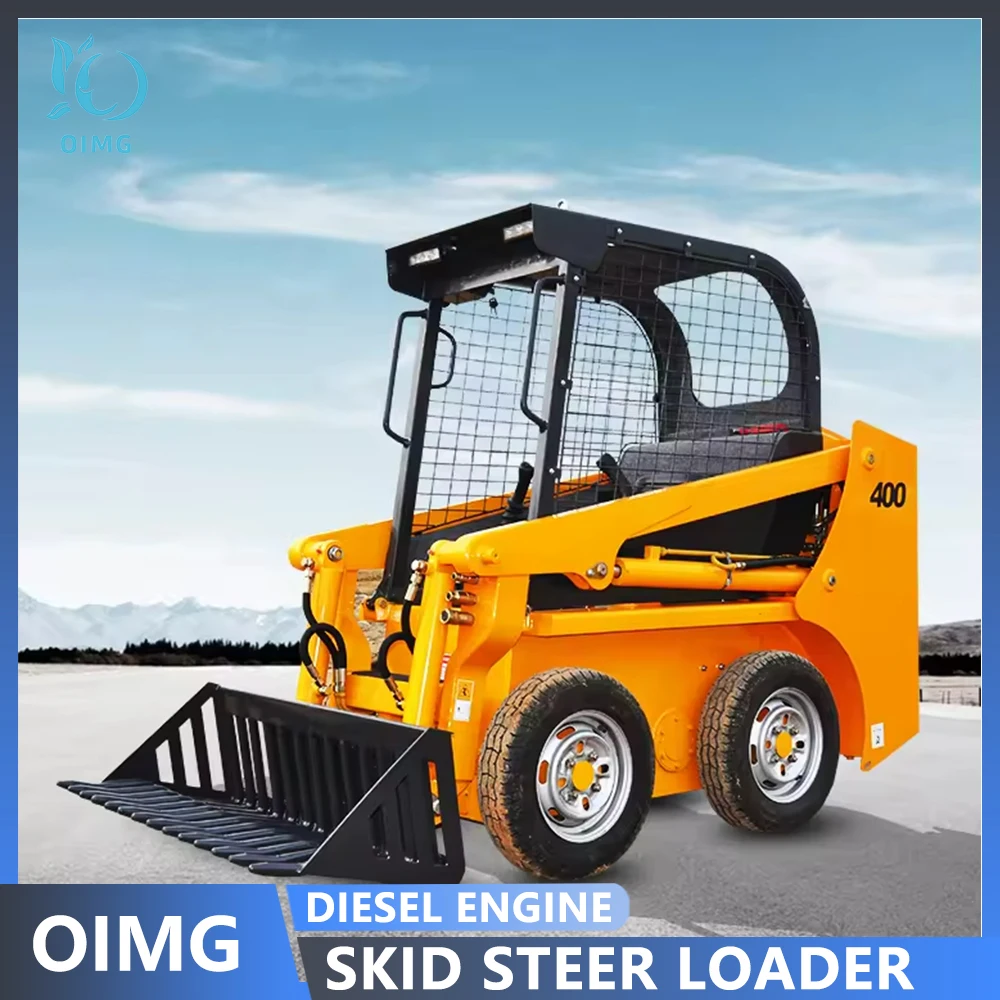 

Multifunctional skid steer loader Front dump EPA CE certified Mini loader Crawler type Hydraulic Multi-tool Replaceable