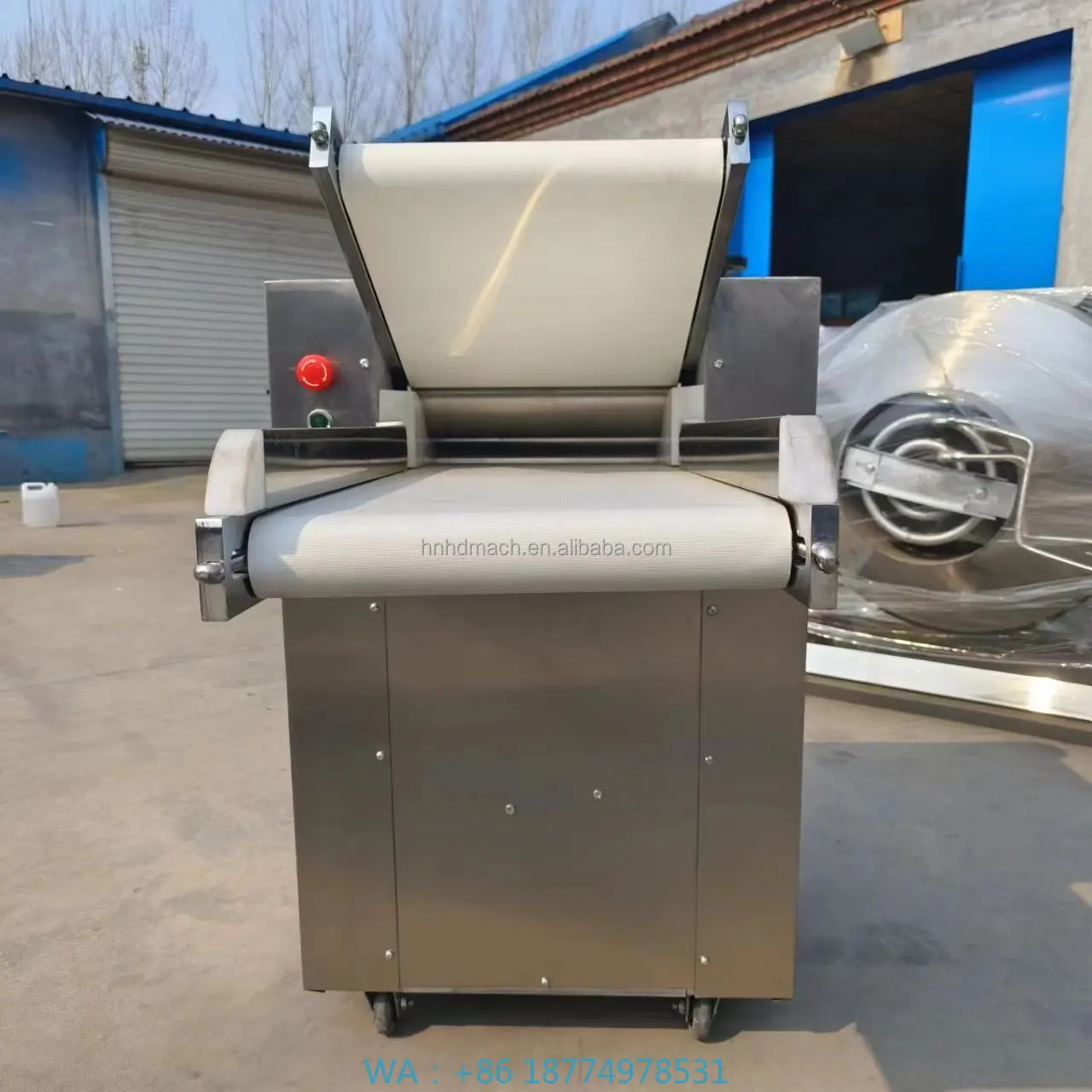 Pressa per tortilla in acciaio Sfogliatrice per pasta più venduta in acciaio inossidabile