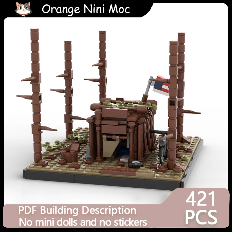 

Strange Movie Model MOC Building Bricks Small Mini Dodge Castle Modular Technology Gifts Holiday Assemble Children Toys Suit