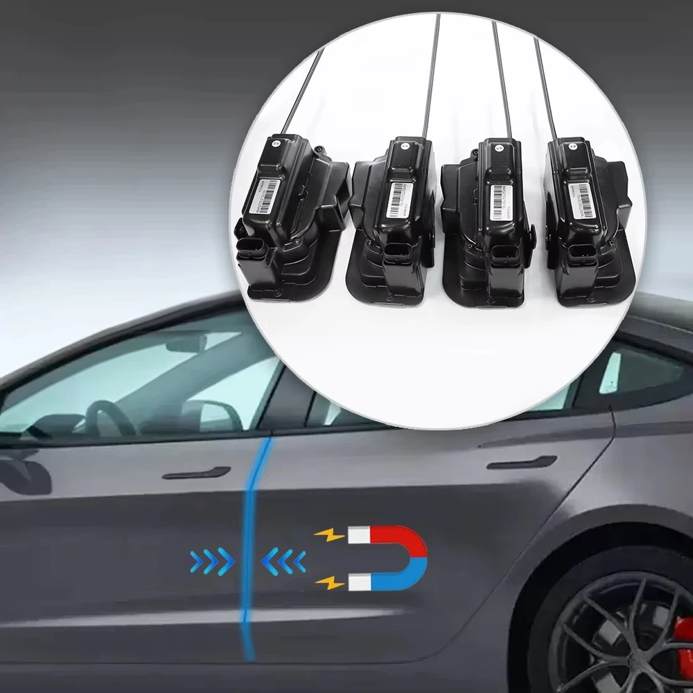 Electric Soft Close Door Kit Waterproof Suction Lock for Model 3 Y Anti-Pinch Car Mod Part