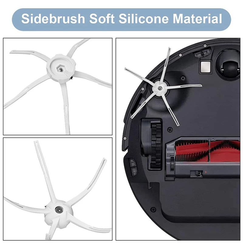 Piezas de repuesto para aspiradora Roborock, cepillo lateral principal, filtro HEPA, Compatible con S7, T7S, T7S Plus