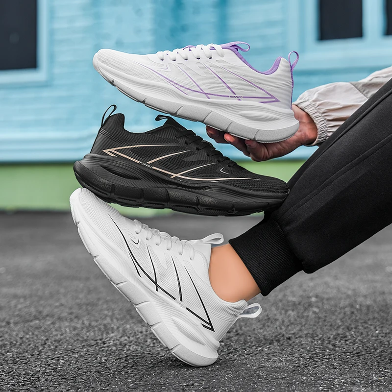 

Марафонские спортивные кроссовки на воздушной подушке с карбоновой пластиной, мужские дышащие легкие женские удобные нескользящие специальные кроссовки