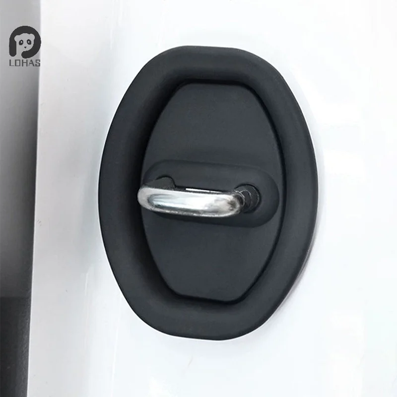 Universal Car Door Mute Damping Cushion Silicone Door Lock Buckle Car Door Anti-collision Protective Cover