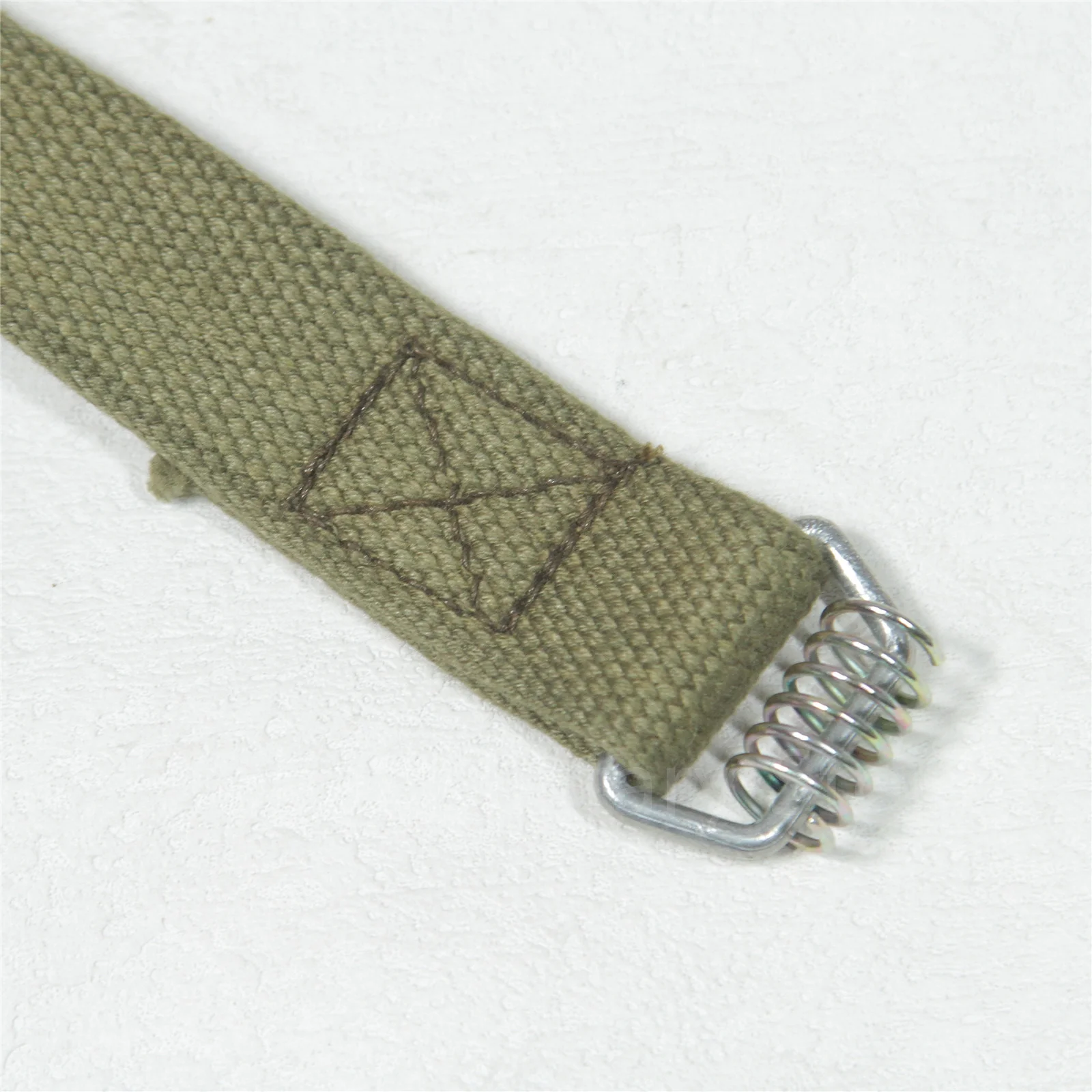 Original Vintage Military Surplus Type 56 Type 63 SKS Double Point Iron Spring Ring Canvas Strap Gun Sling