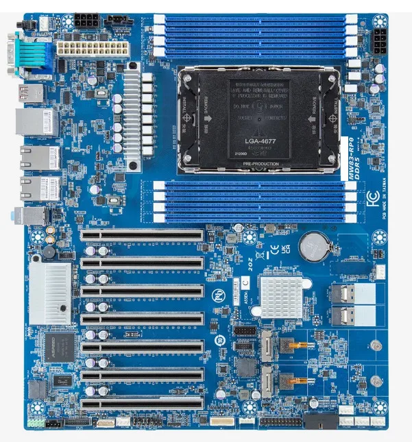 MW53-HP0 MW83-RP0 W790 DDR5 M.2 IPMI PCIE5.0 Server Workstation Motherboard Supports W-3500/2500/3400/2400 CPU