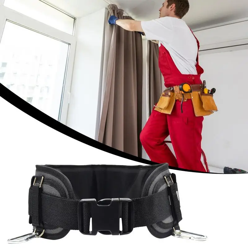 Utility Belt Pouch Electricians Work Belt Tool Pouches Heavy Duty Construction Belt For Woodworker Handyman Carpenter Men