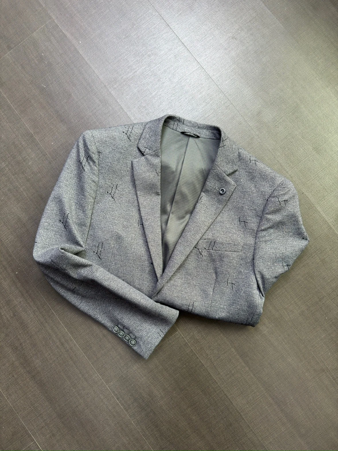 بدلة Busin كاجوال للرجال بقصة ضيقة Jaet لموسم الخريف من ألياف البوليستر حامل Sle طويل Sve لون نقي النسخة الكورية