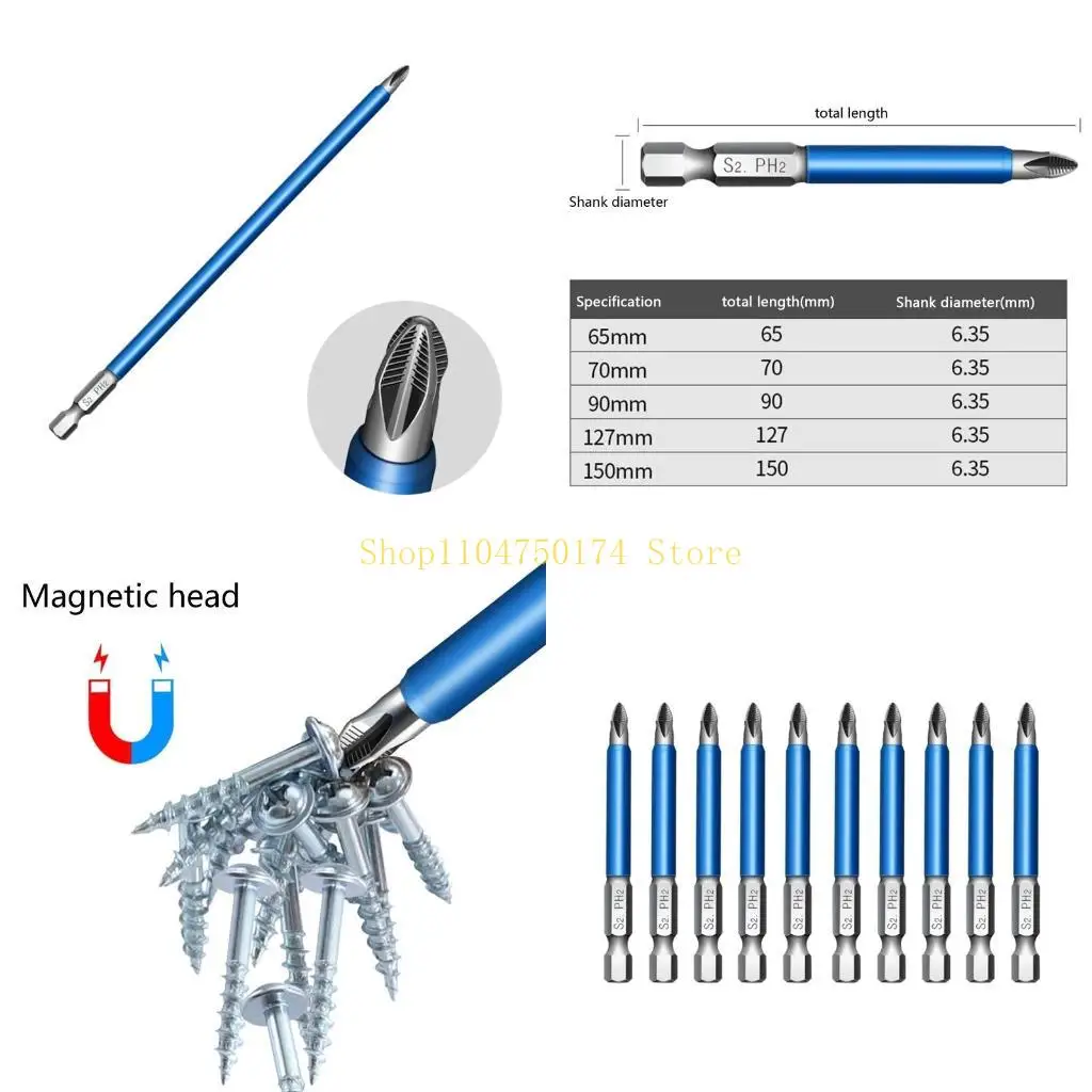 Anti Slip Drill Bit PH2 Screwdriver Bits Set Repair Tool Top Sale