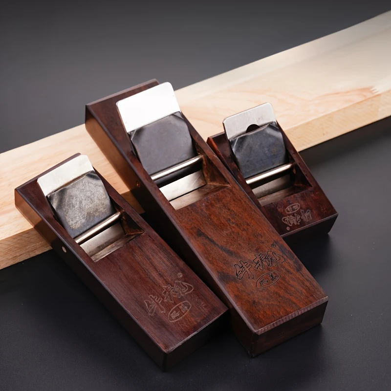 Hand Plane Woodworking Tool High Speed Steel Flat Blades Manual Block Planer Ergonomic Handle Portable Chamfering Edge Trimming