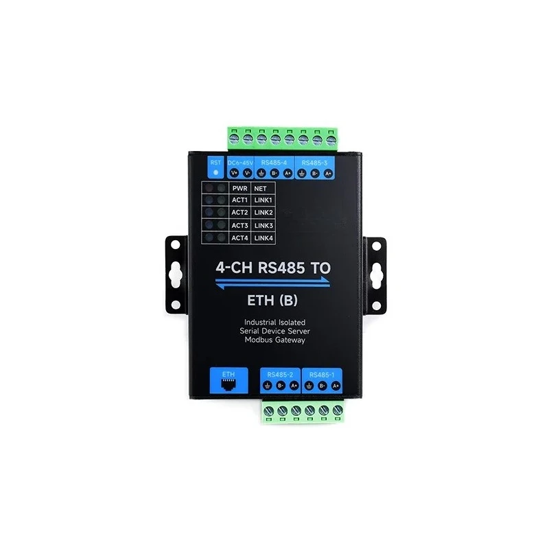 Serial server four-way to RJ45 Ethernet module, two-way transparent transmission gateway