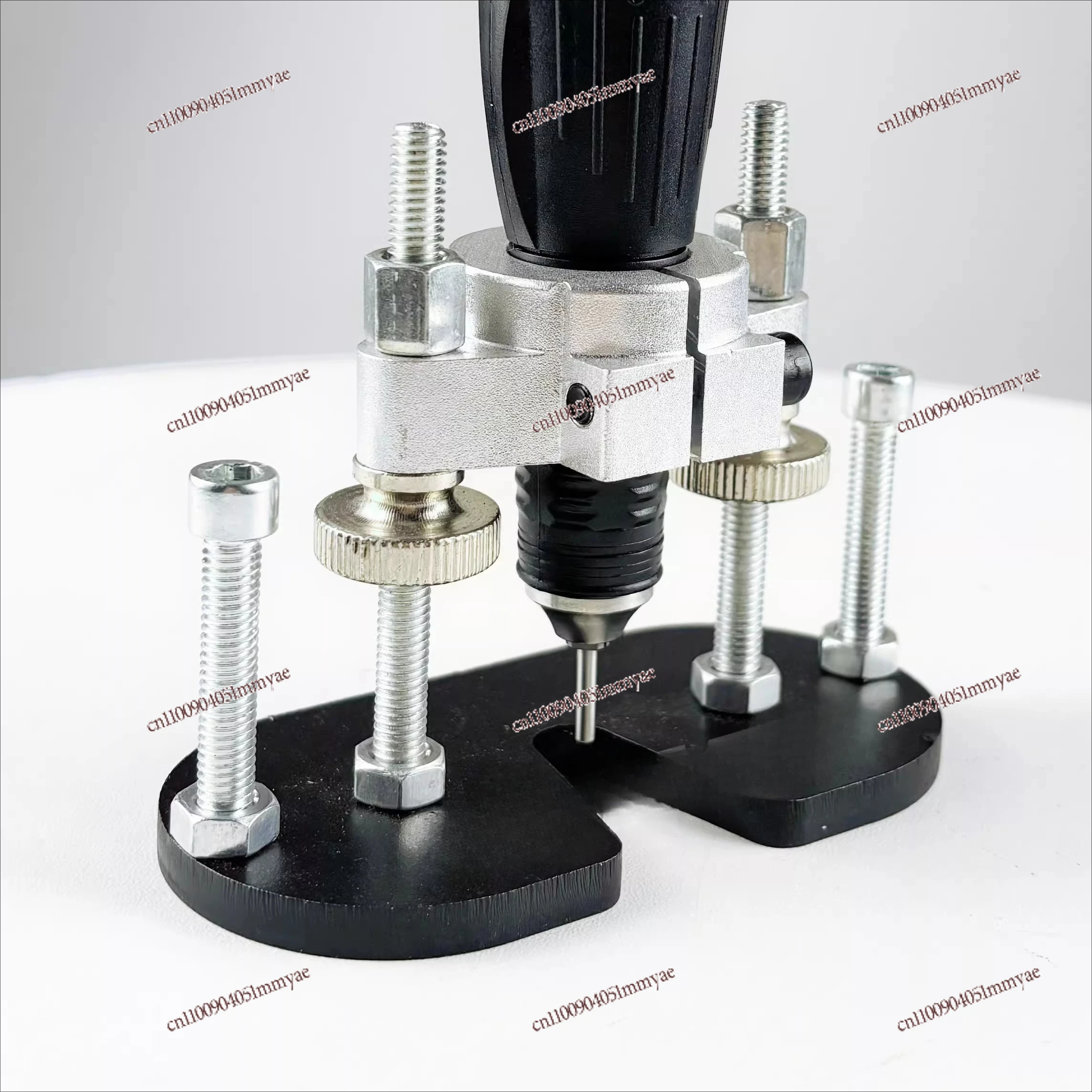 Engraving auxiliary bracket Slotting and washing tool Steel baseplate fixing bracket