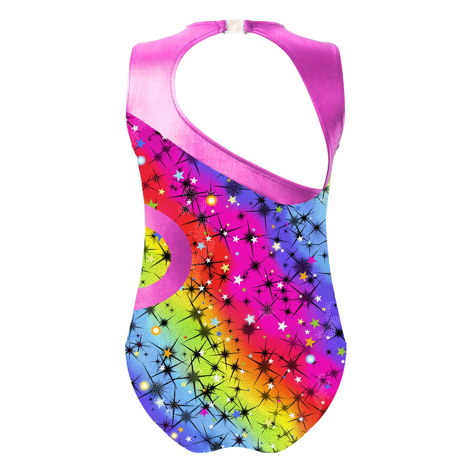 Rhythm Gymnastics Artistics Skating Costume Girls Sequin Ballet Classical Dance Outfits Printed Metallic Ballet Leotards