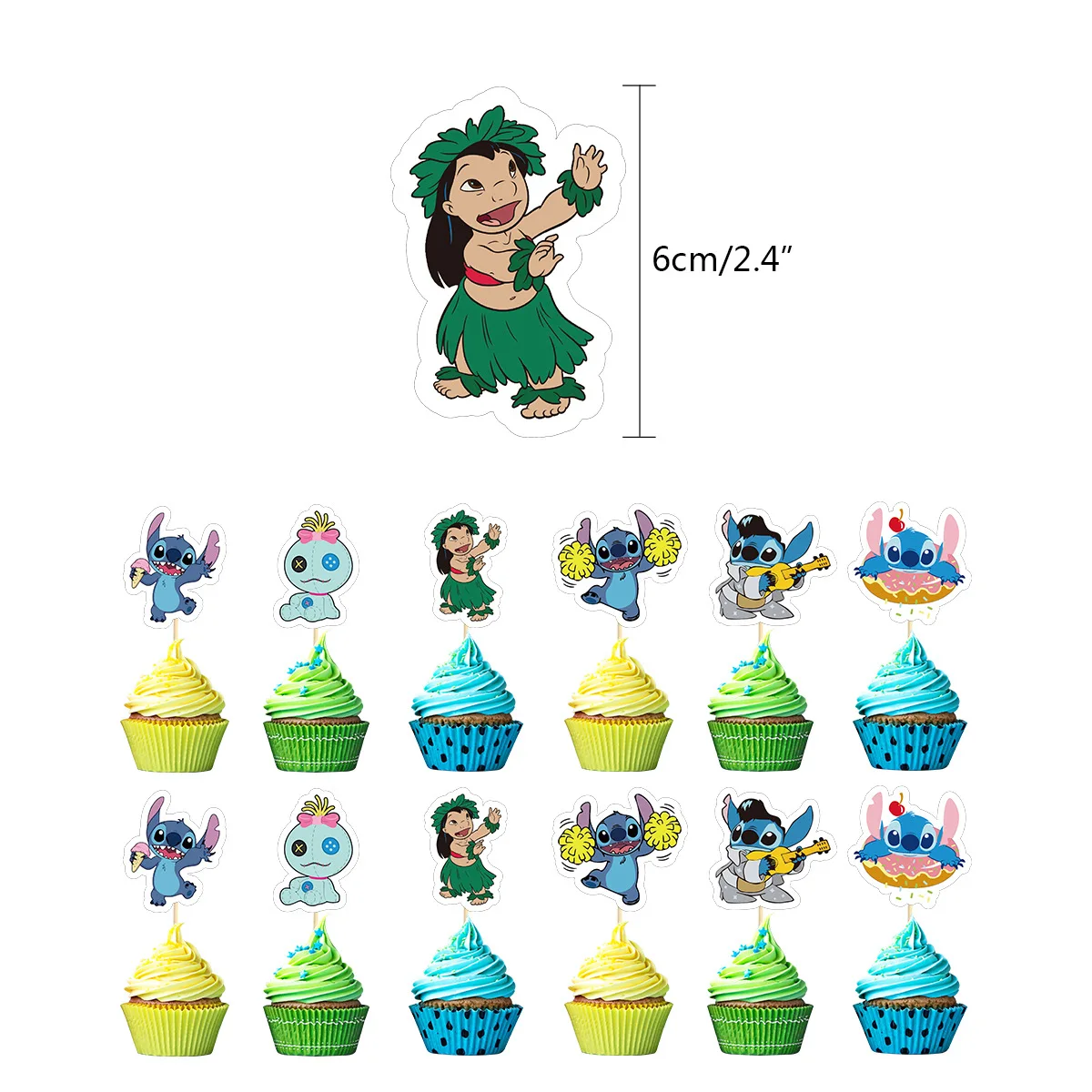 Disney Stitch forniture per feste a tema stoviglie usa e getta bicchieri di carta piatti tovaglioli Banner decorazioni per feste di compleanno per bambini Baby Shower