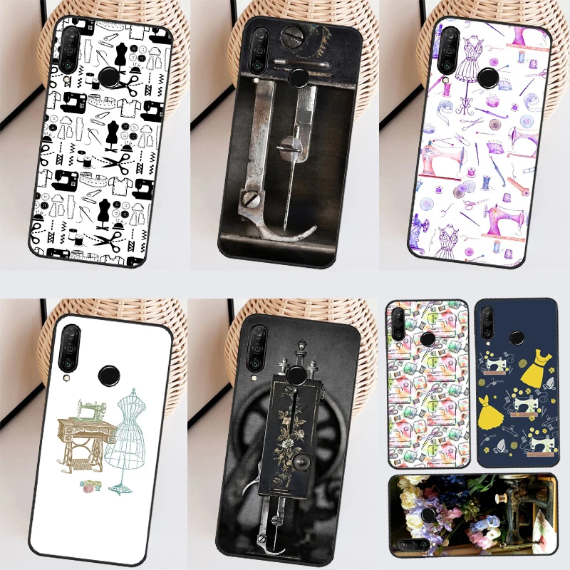 Sewing Machine Case For Huawei Nova 5T 9 10 SE 3i 7i 8i 11i Y60 Y61 Y70 Y90 P40 P30 Lite Mate 60 P60 Pro