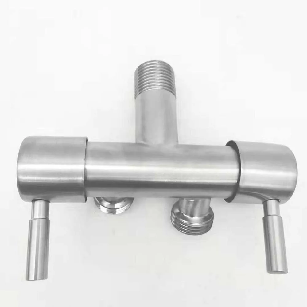 

Тройник-адаптер с 3-ходовым клапаном из меди для предотвращения протечек воды, 3-ходовой переключатель, кран-клапан, многофункциональный прочный соединитель для душевого крана