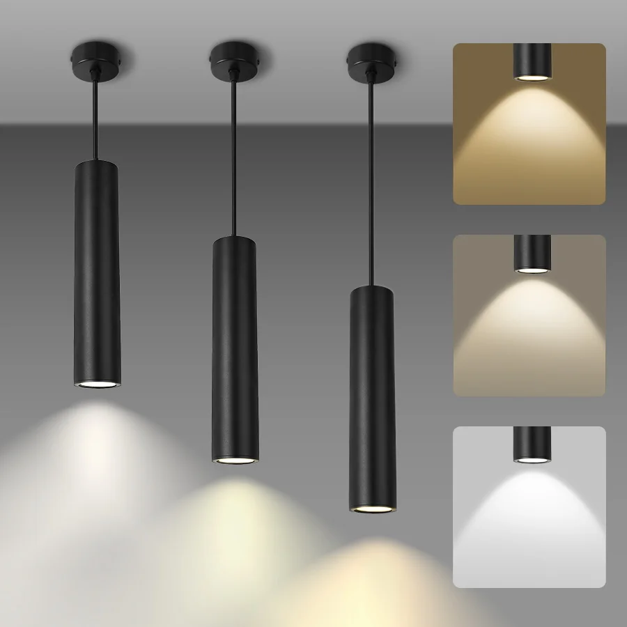 

2026 Подвесной светильник, светодиодная потолочная люстра, современный блеск для гостиной, кухни, столовой, 160-300 мм, роскошные длинные трубчатые подвесные светильники