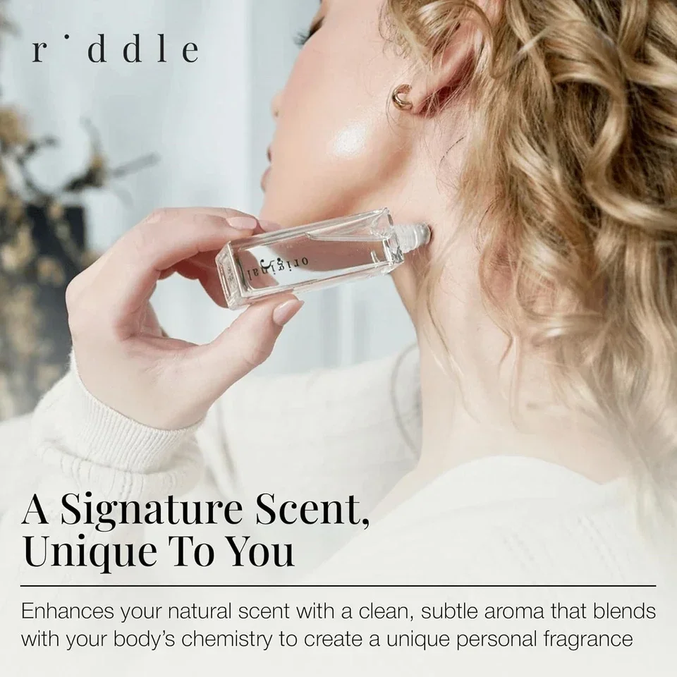 Original Riddle Eau De Parfum for Women 0.27 fl oz / 8ml Mini Perfume Long Lasting Fragrance Spray Portable Travel Size Scent Gift for Female view 5