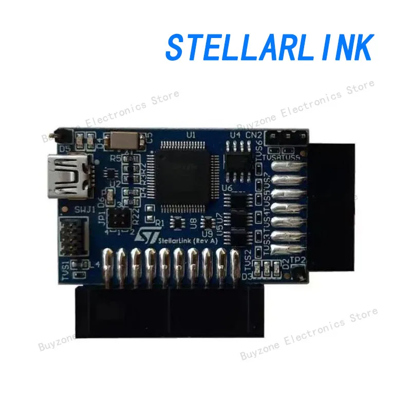 

STELLARLINK Debugger/programmer, Stellar and SPC5 automobile microcontroller, conforming to IEEE 1149.1 JTAG standard