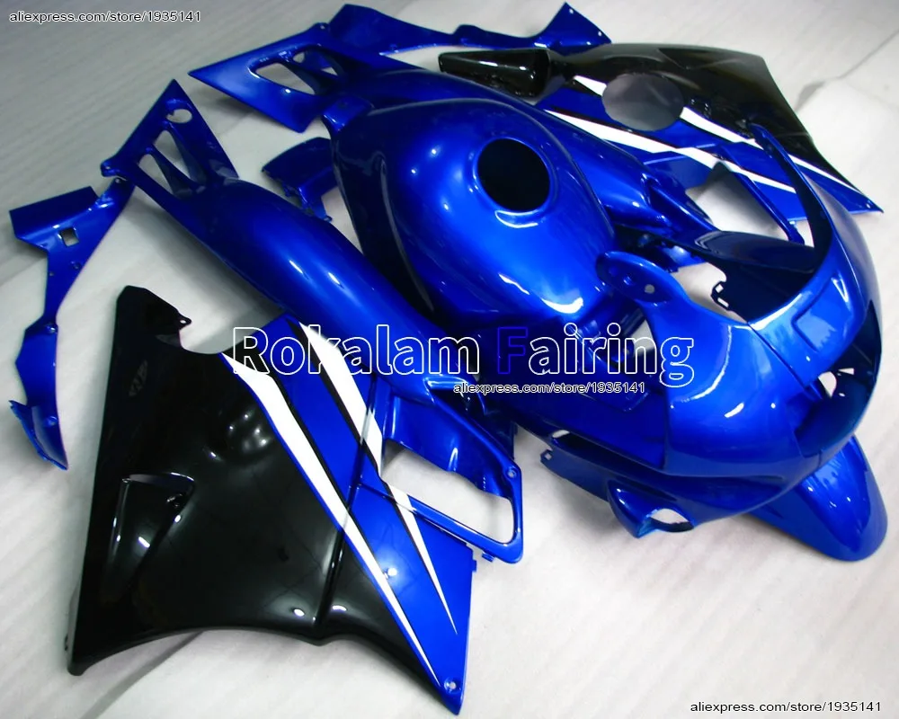 

Для Honda CBR600 F2 1991-1994 (CBR 600 F2 91-94) сине-черно-белый гоночный комплект обтекателей мотоцикла