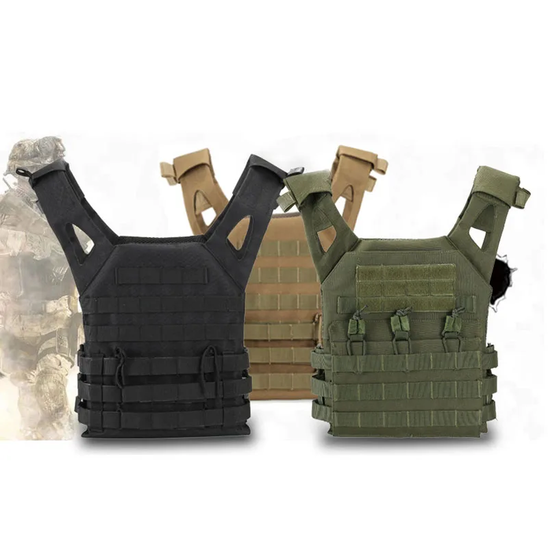 JPC Tactical Vest Men Hunting Vest Plate Carrier Molle Vest Airsoft Paintball Game Body Armor Military Gear