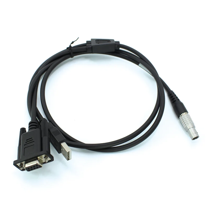 PC GC-3 용 Hi-Target gps용 케이블, 1B 8 핀-DB9/F 및 USB/M,Hi-Target GPS 데이터 케이블