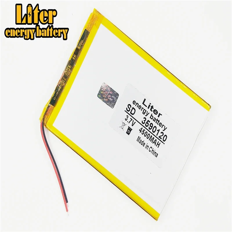 3,7 V 4500MAH (полимерный литий-ионный аккумулятор) литий-ионный аккумулятор для планшетных ПК 7 дюймов 8 дюймов 9 дюймов 3590120